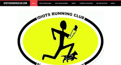 Desktop Screenshot of idiotsrunningclub.com